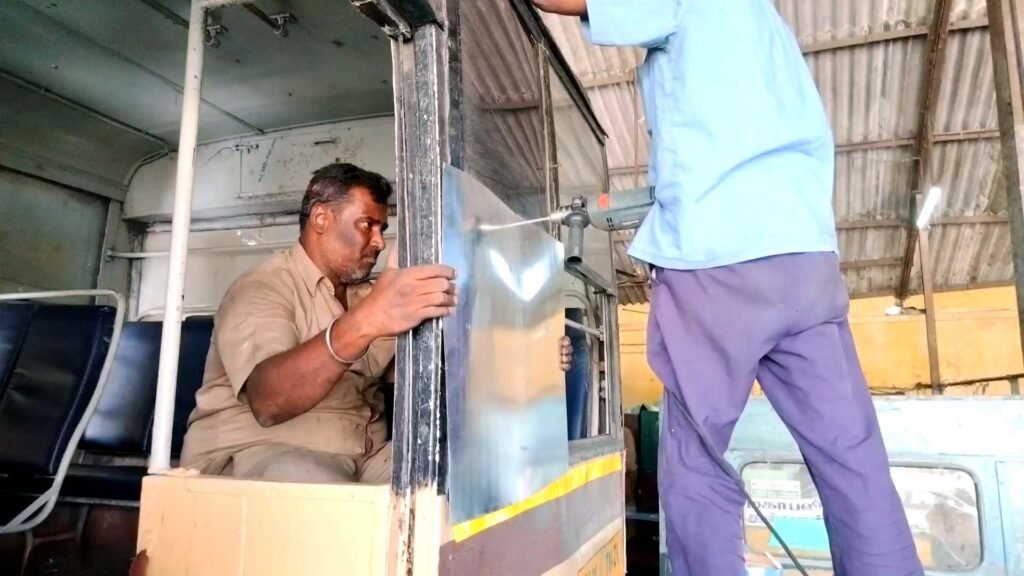 bus footboard