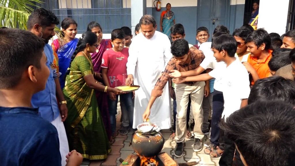 montfort school pongal celebrations