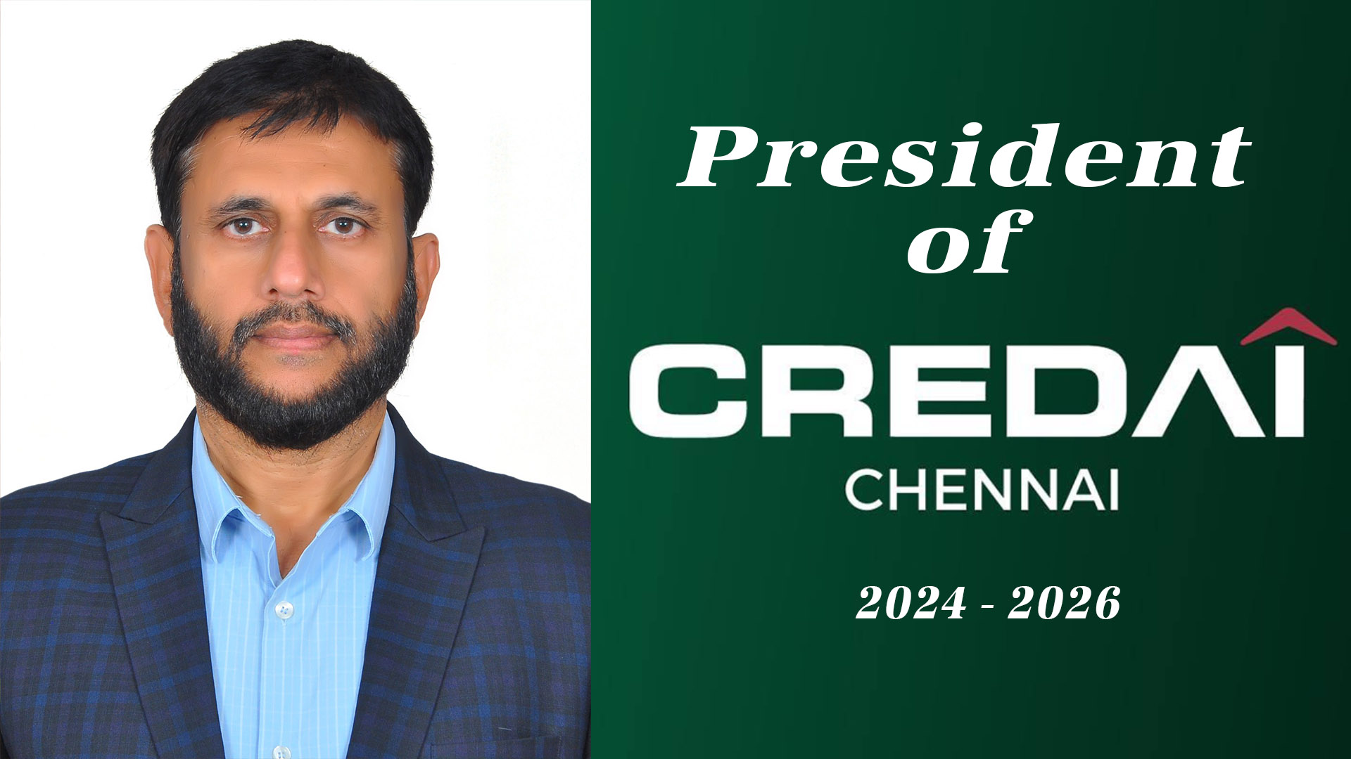 Mohamed Ali, MD, South India Shelters Pvt Ltd appointed President of