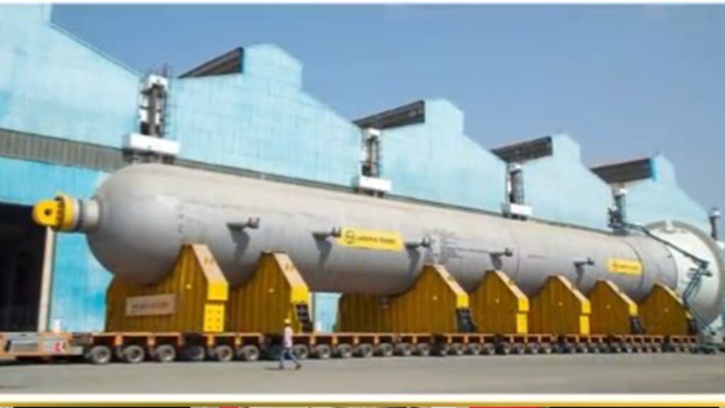 L&T Manufactures Mammoth Hydrotreating Reactor
