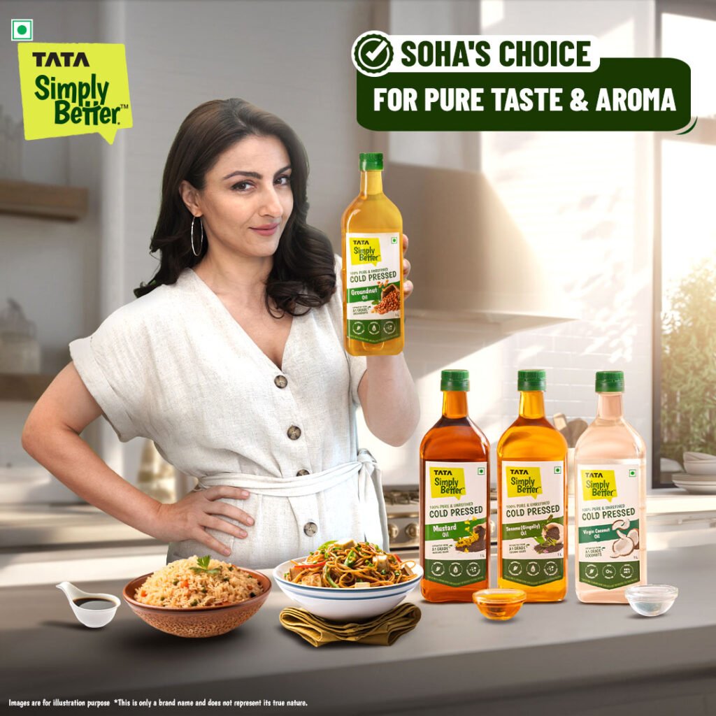 tata cooking oils Soha Ali Khan