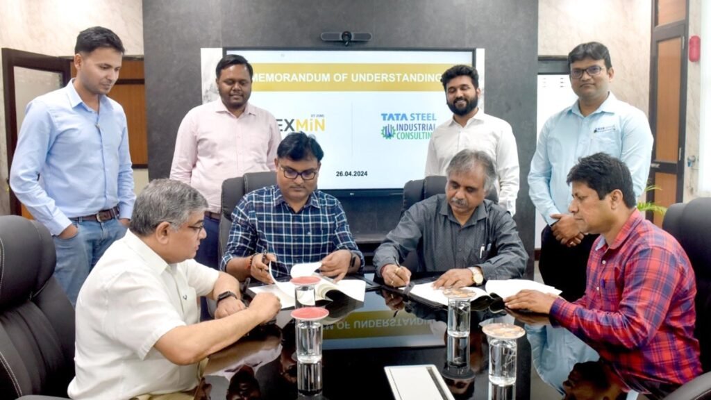 tata steel texmin signs mou