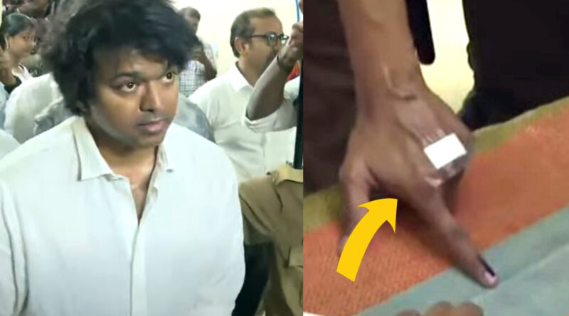 vijay vote casting