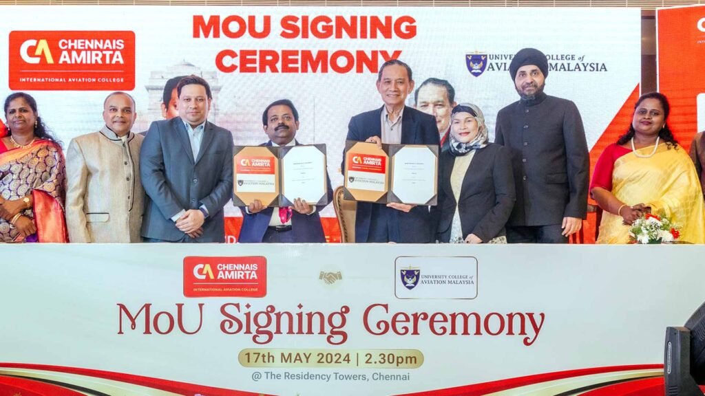 chennai amirtha aviation mou with malaysia