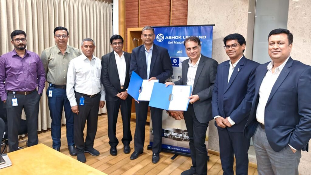 ashok leyland signs mou with bajaj finance