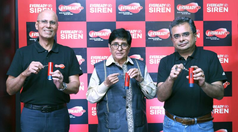 Kiran Bedi unveils Eveready's Siren Torch, an innovation to empower women