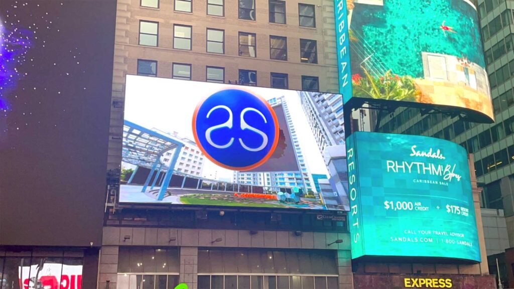 ashwin sheth Times Square logo reveal