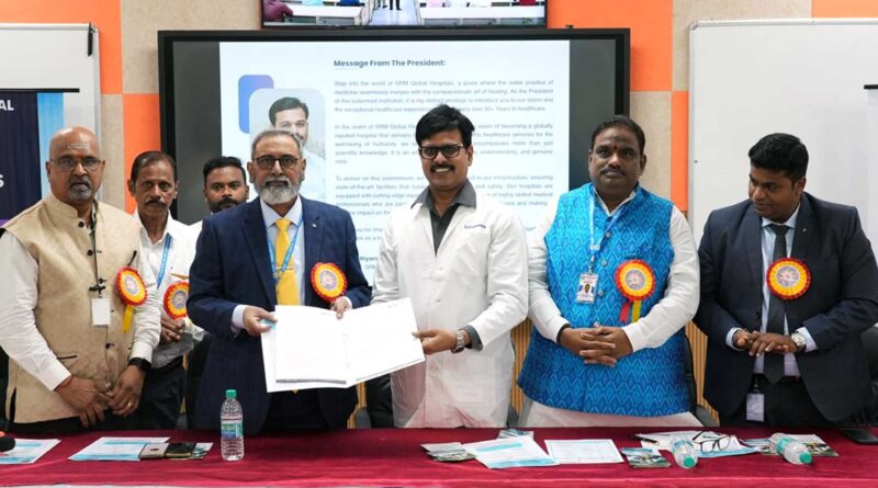 SRM hospital signs mou with giafi for free consultation