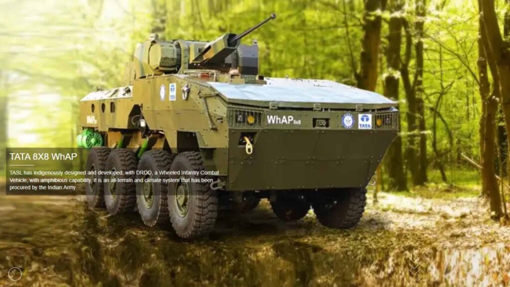 TASL Wheeled Armoured Platform 8x8 