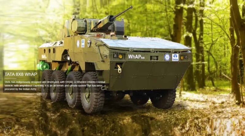 TASL Wheeled Armoured Platform 8x8 