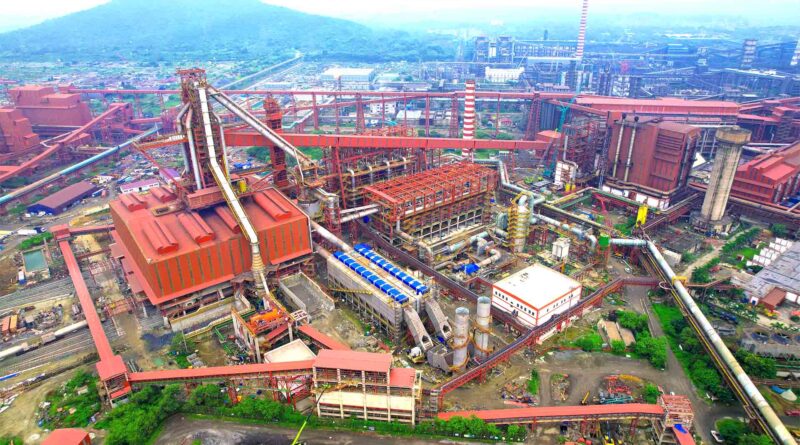 Tata Steel India’s largest blast furnace at Kalinganagar