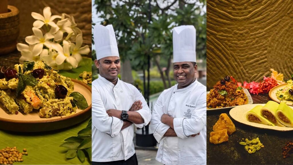 onam buffet at sheraton grand