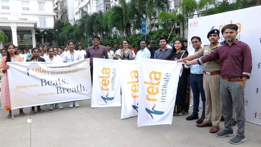 rela hospitals lung and heart health awreness walkathon