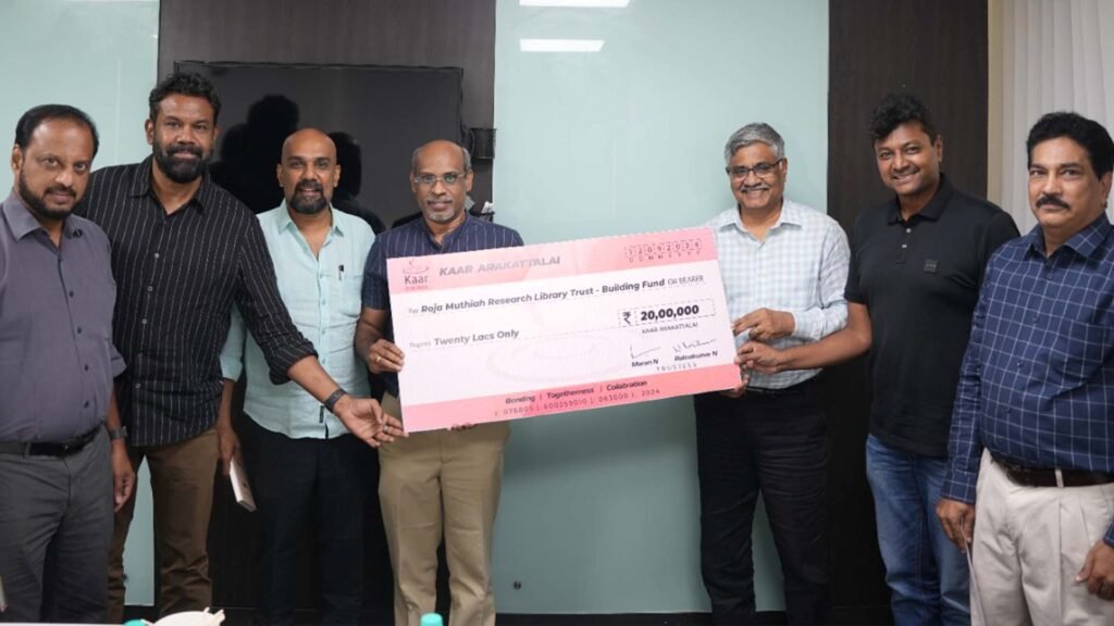 KaarTech Supports Roja Muthiah Research Library