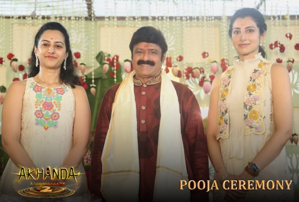 nandamuri balakrishna Akhanda 2 Thaandavam movie pooja