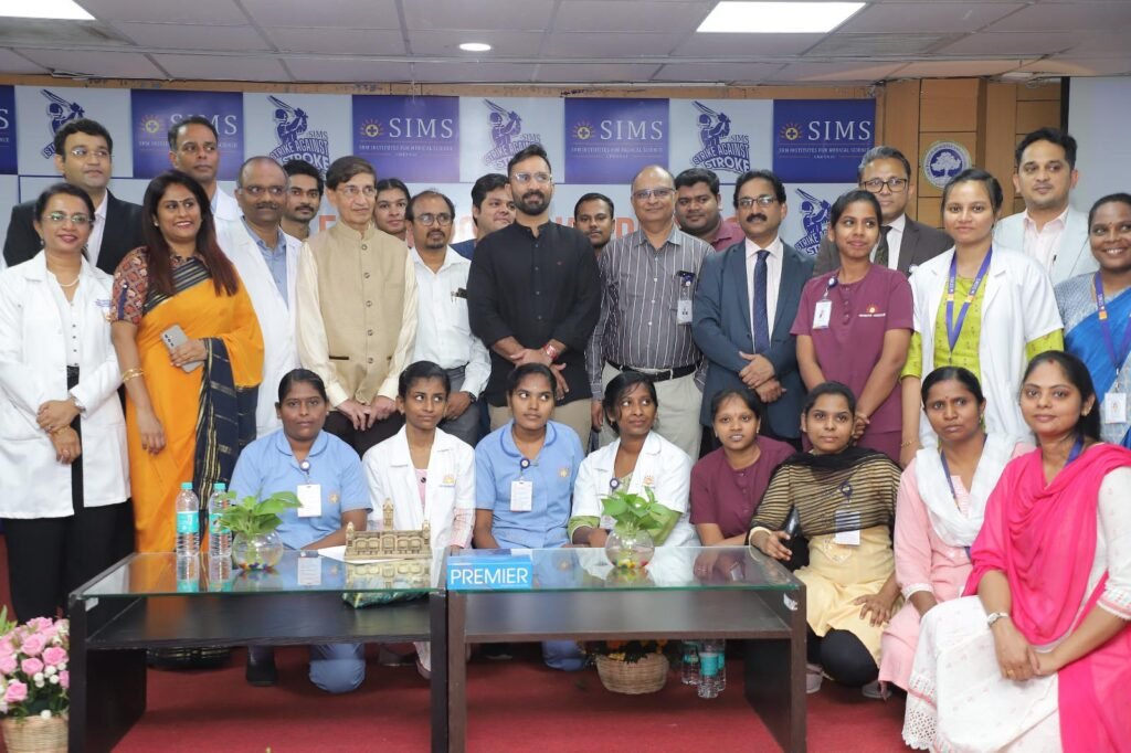 sims hospital dinesh karthi world stroke day awareness