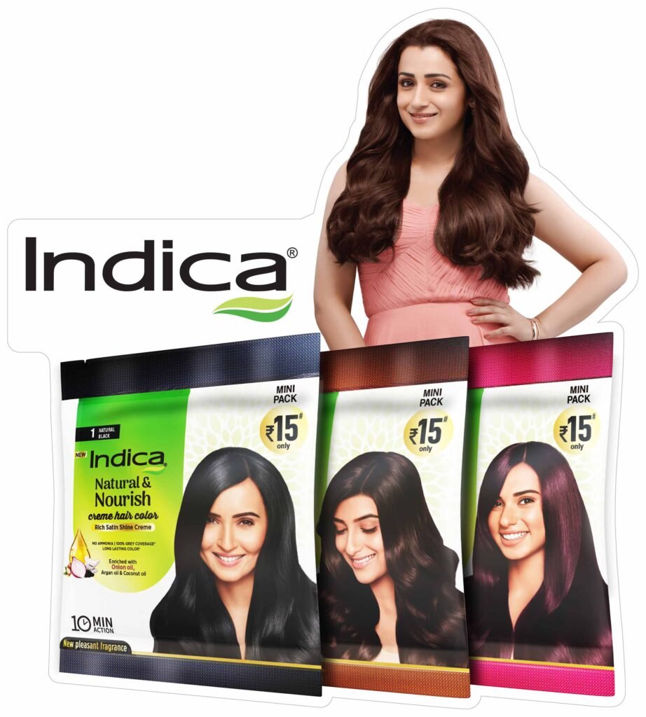 Trisha Krishnan Indica Creme Hair Color