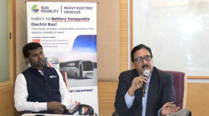 SUN Mobility battery swapping for Heavy Electric Vehicles