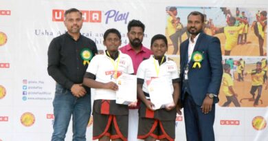 USHA supports Adimurai and Silambam