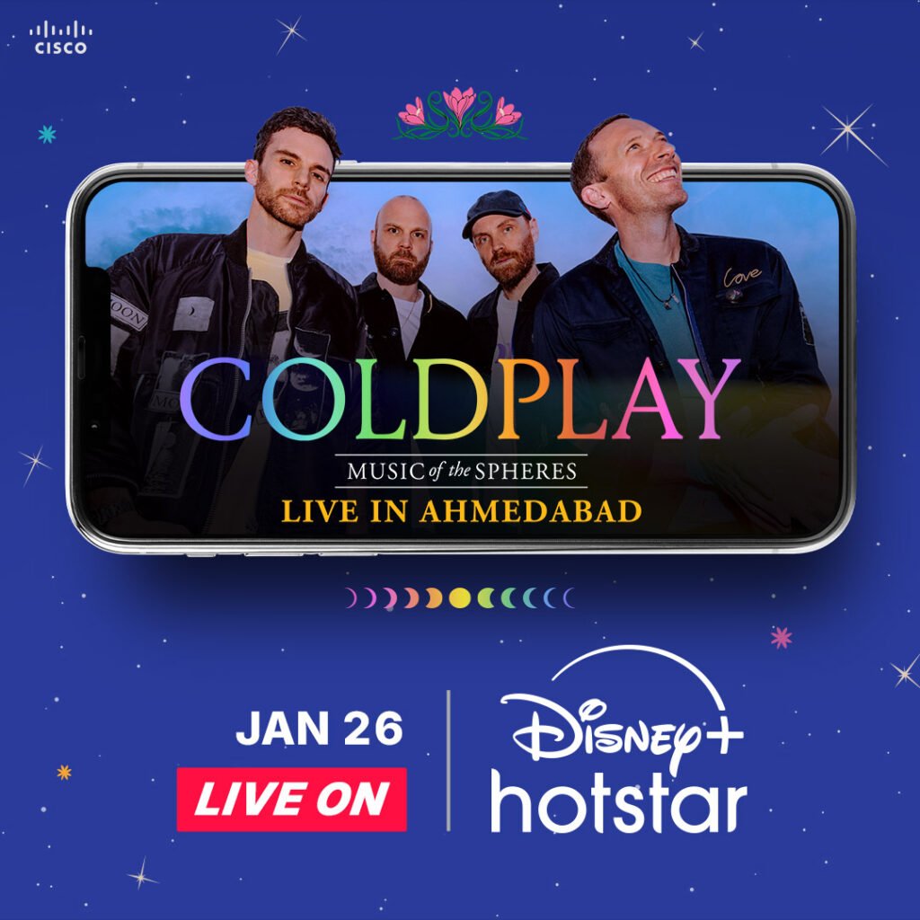 Disney + Hotstar_Colplay to stream live on 26th Jan