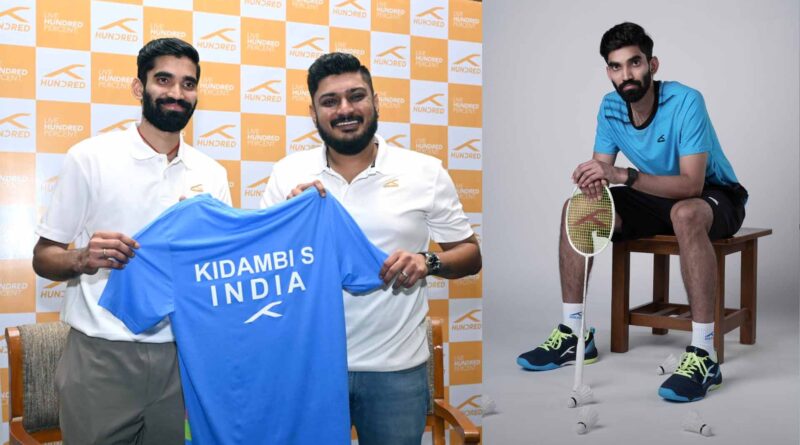 Hundred partnership with Srikanth Kidambi