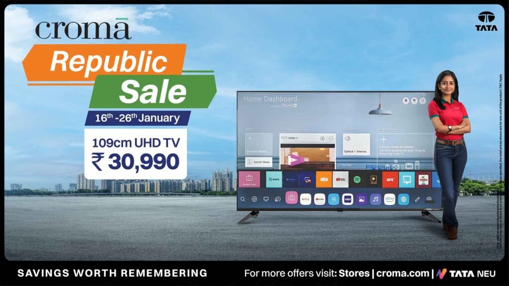 croma republic day offer sale