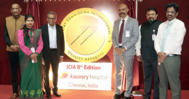 kauvery hosptal jcis award