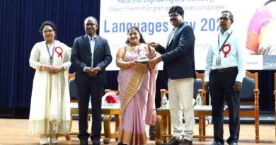 srm language day celebrations