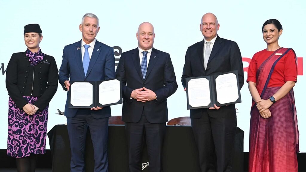 Air New Zealand Air India Codeshare Partnership