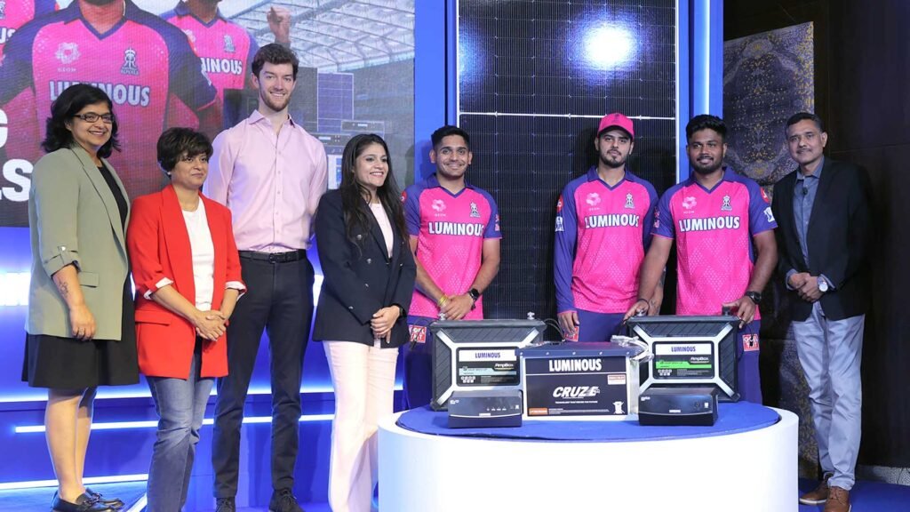 Luminous Power Rajasthan Royals Partnership