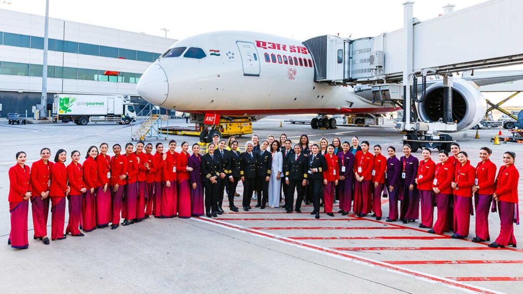 air india all women managed flights