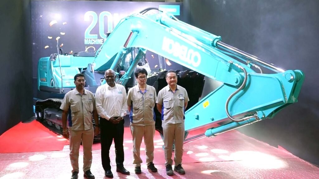 kobelco india production milestone