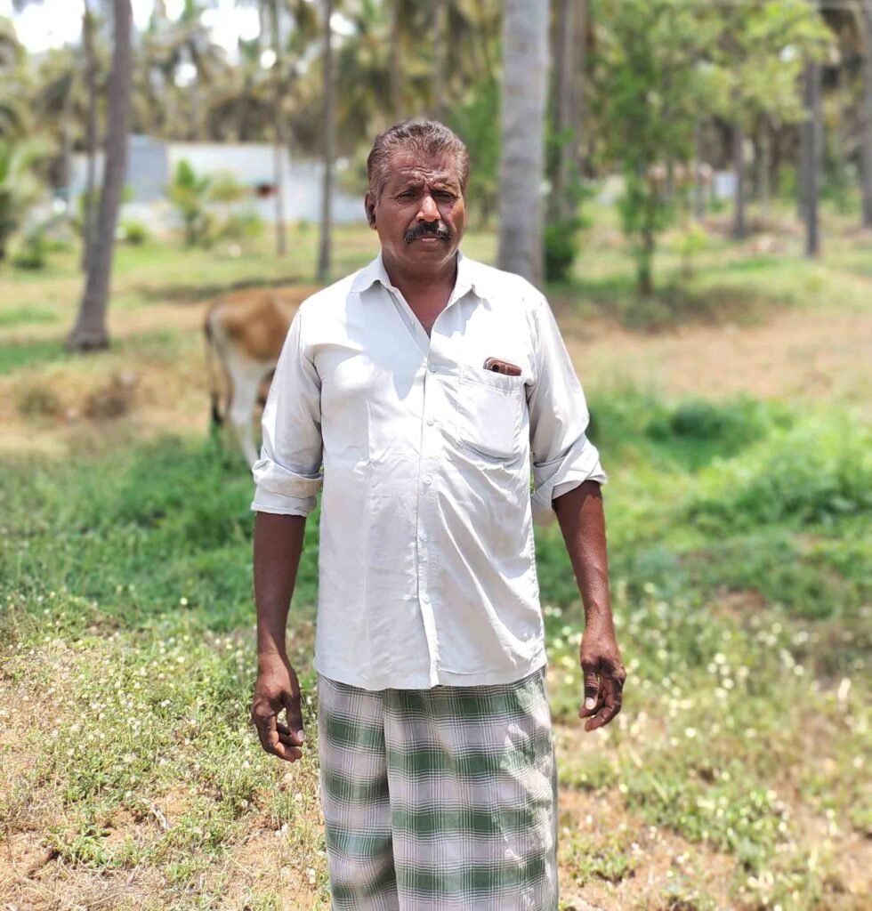 Coconut Farmer M Sundar Raj from Pollachi
