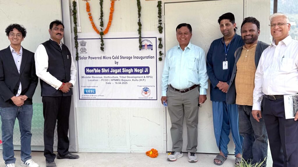 EESL Solar-Powered Micro Cold Storage Units