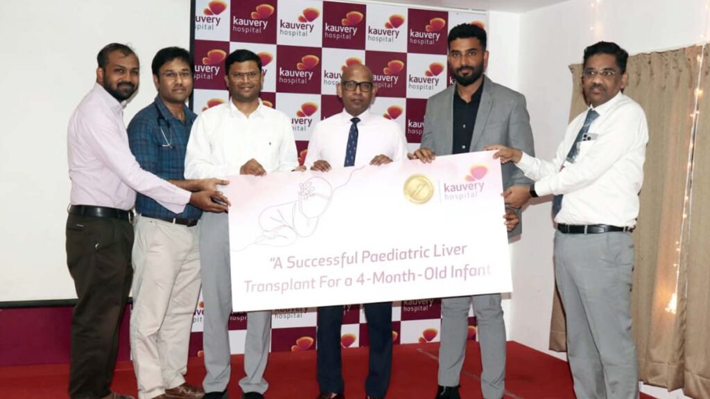 kauvery hospital performs Paediatric Liver Transplant on Infant