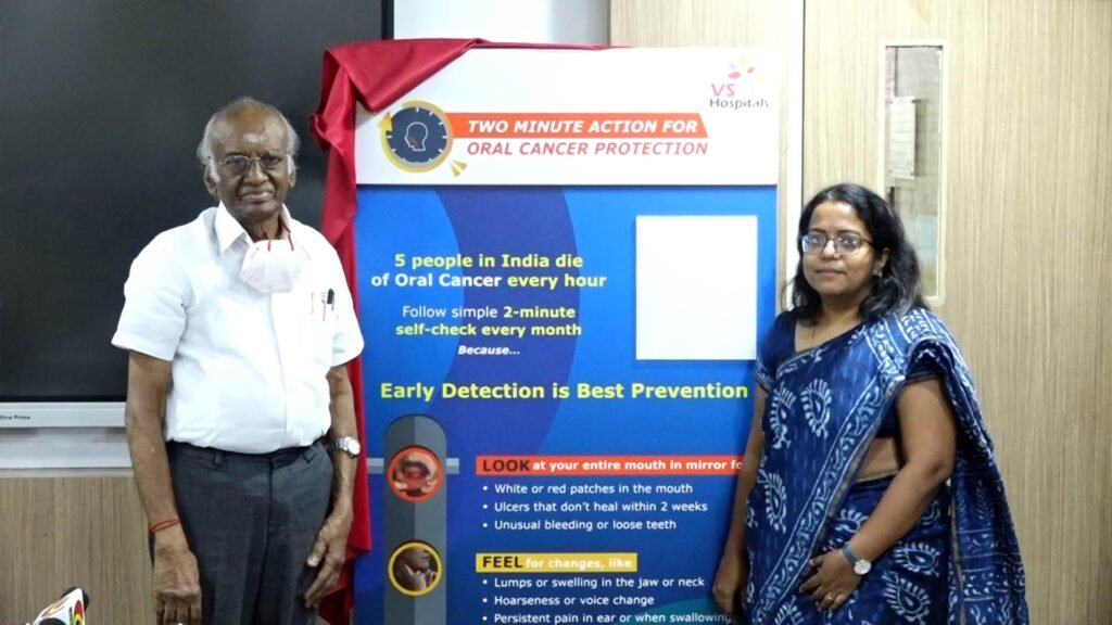 VS Hospitals Oral Cancer Protection campaign
