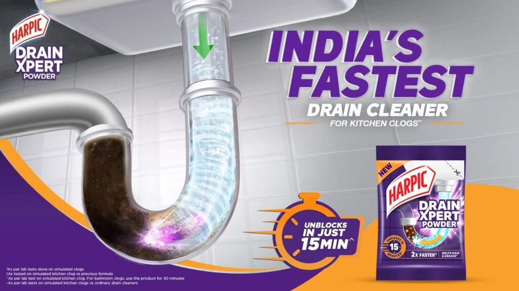 harpic kitchen drain cleaner