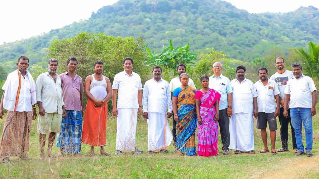 ramraj cotton fensing at thiruvannamalai girivalam pathai