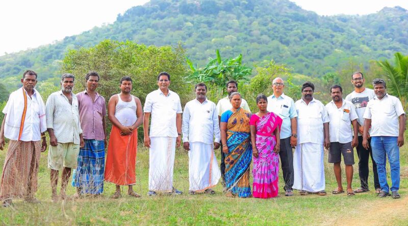 ramraj cotton fensing at thiruvannamalai girivalam pathai