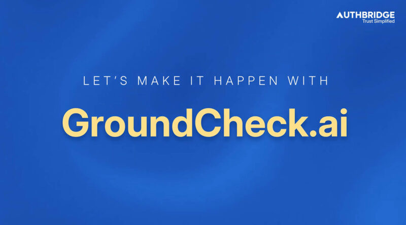 GroundCheck.ai Contact Point Verification Platform