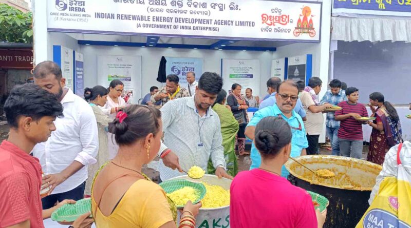 IREDA Serves Devotees at Rath Yatra in Puri