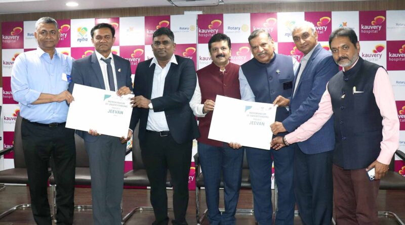 Kauvery Hospital Launches Project Jeevan