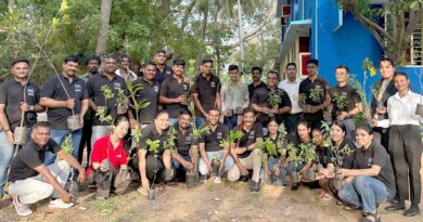 Marriott India tree plantation