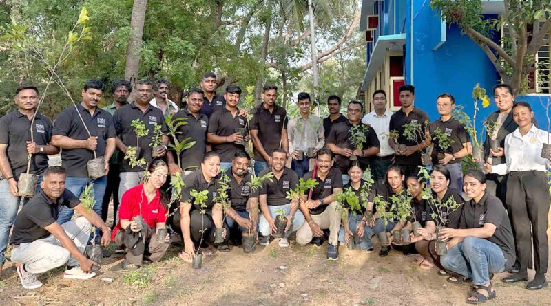 Marriott India tree plantation