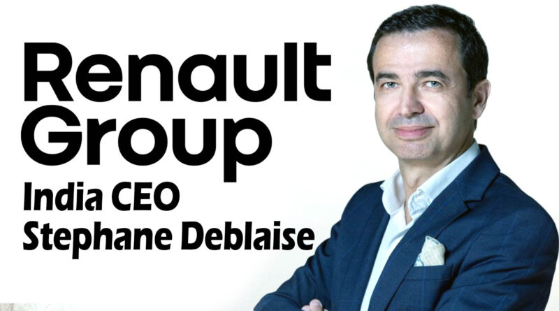 Renault Group Appoints Stephane Deblaise as CEO for India