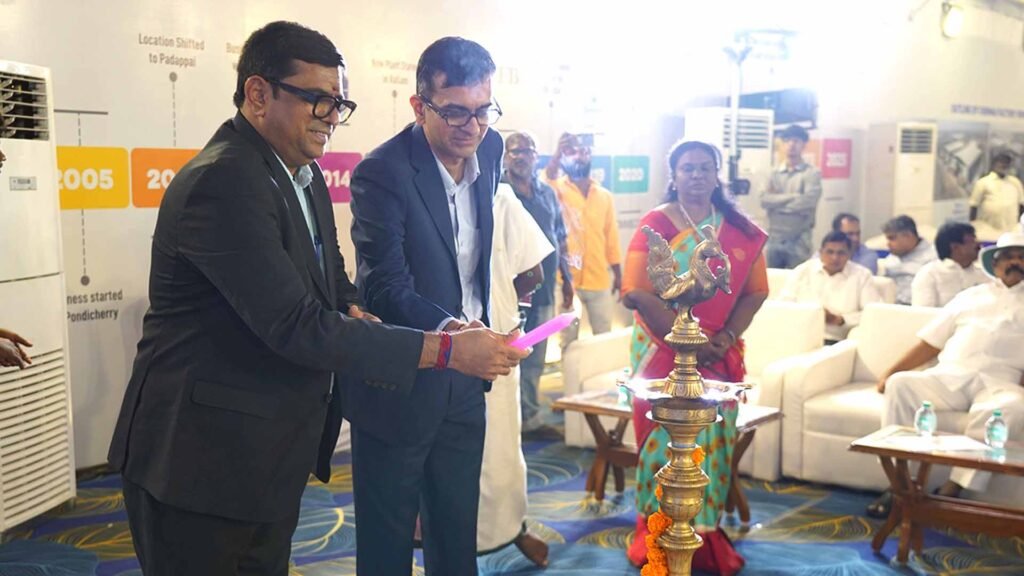 Vignesh Polymers 10th factory unit ground breaking ceremony