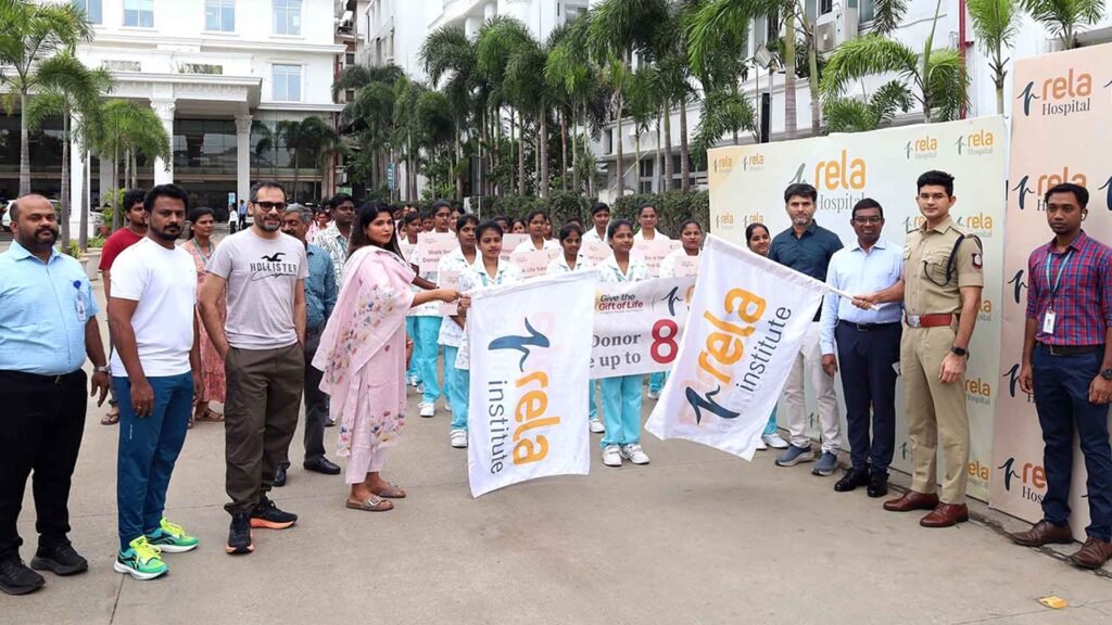 rela hospital ordan donation awareness walkathon