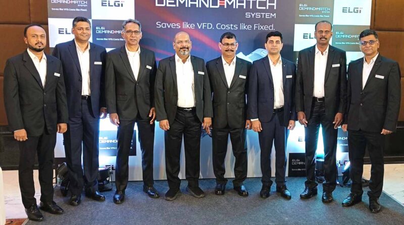 ELGi Unveils Demand=Match System air compressor