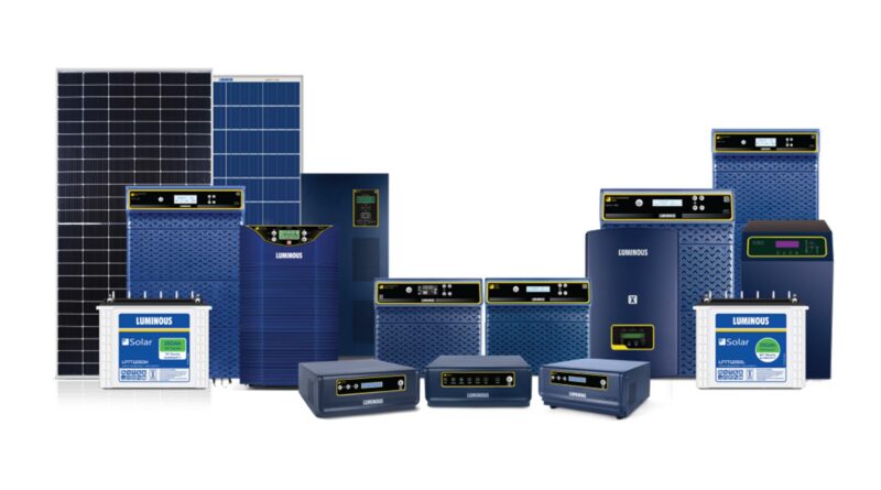 Luminous solar power products GST Reduction