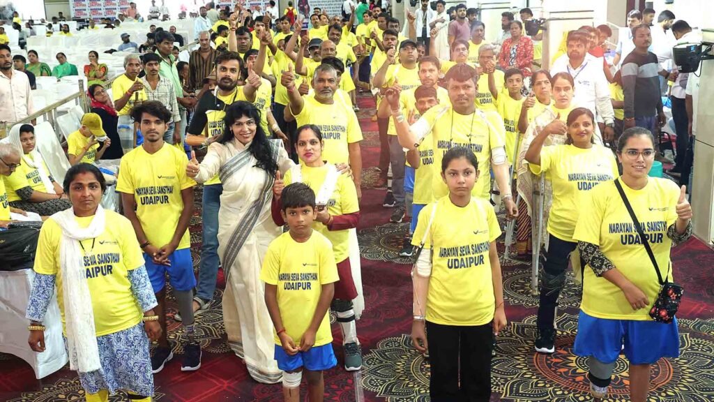 Narayan Seva Sansthan Free Limb Fitment Camp